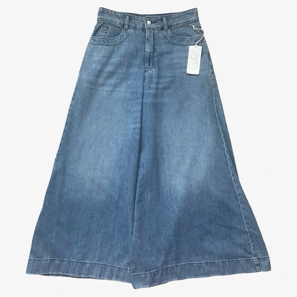 Anthropologie Pilcro Mid-Rise Super Wide Leg Jeans
Elkhorn Coral Blue 30 NWT - Picture 2 of 16